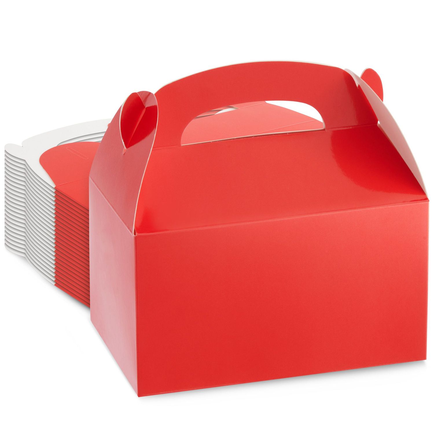 24-Pack Gold Gable Treat Boxes – 6.2x3.5x3.6 Inches – Candy Party Favor Boxes