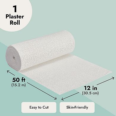 Plaster Cloth Roll For Belly Casting And Crafts, 12 In X 50 Ft