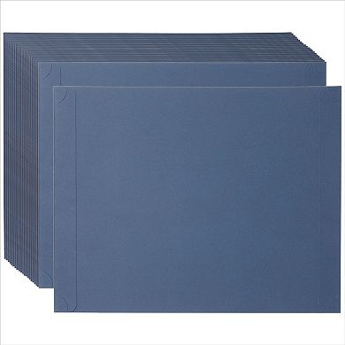 48-pack Single Sided Award Certificate Holders (fits 8.5x11, Navy Blue)