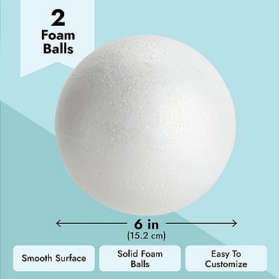 Styrofoam Balls Craft Planet Polystyrene Balls 40 Pieces, White ...