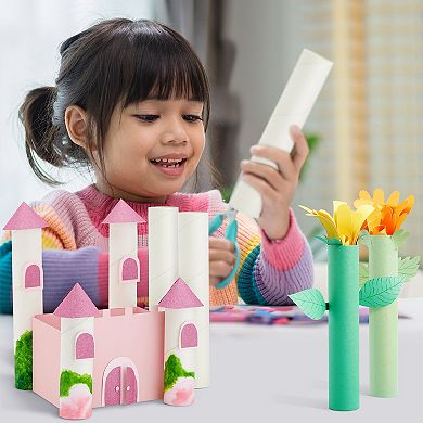 24 Pack Cardboard Craft Roll Paper Tubes Brown For Diy Projects, 1.7" X 10"