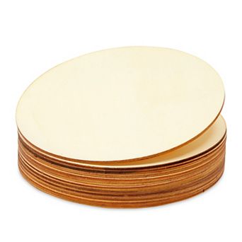 12 Pack 6 Inch Unfinished Wood Circles For Crafts, Engraving, Round Wooden Discs
