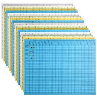 16 Pack Horizontal Incentive Rewards Charts For Kids, Classroom, 22 X 17 in