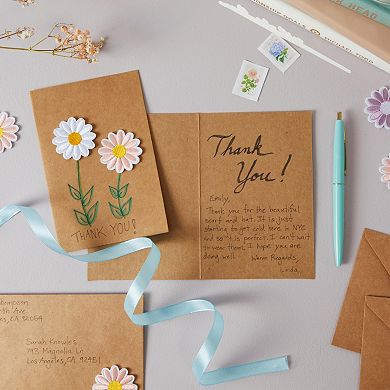 48 Pack 4 X 6-inch Kraft Blank Cards And Envelopes - Diy Plain Greeting Notes