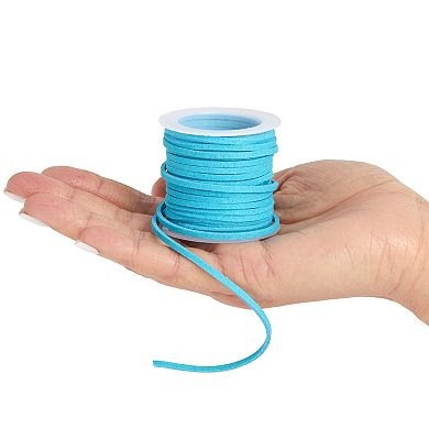 30 Spools Faux Leather Laces For Crafts, 2.5mm Vegan Suede Cord For Crafts