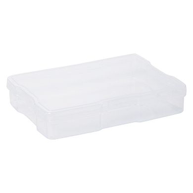 24x Clear Photo Storage Organizer Boxes For 4x6 In Pictures With 40 Blank Labels