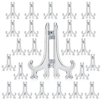 24 Pack 3-inch Mini Easel Display Stand For Sports Trading And Baseball Cards