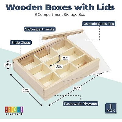 Coffre De Rangement DUOFIRE Small Box Clear Plastic Bead Storage ...