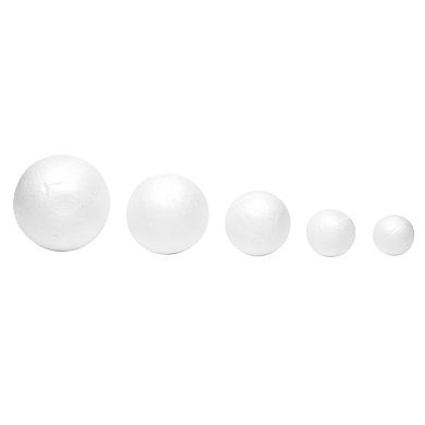 24 Piece Diy Solar System Kit With Foam Balls And Plastic Sticks, Assorted Sizes
