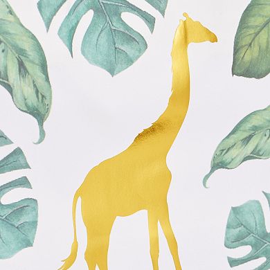 12 Pack Safari Thank You Bags, Wild One 1st Birthday Party Theme, 8 X 9 X 4 In