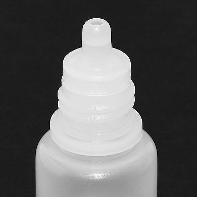 50x Empty Plastic Dropper Bottle Squeezable For Light Oils Liquid Container 5ml