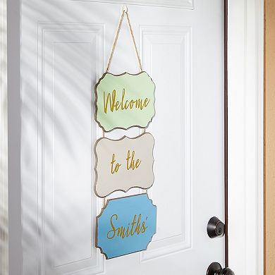 6-pk Mdf Unfinished Wood Plaques For Crafts With Jute Rope, 9x6 Inch Wooden Sign