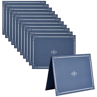 12-pack Navy Blue Certificate Holders - Use As Award, Diploma Cover, Letter-size