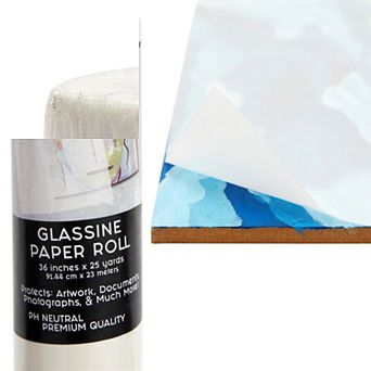 Glassine Paper Roll For Artwork, Crafts, And Baked Goods (36 in X 25 Yards)
