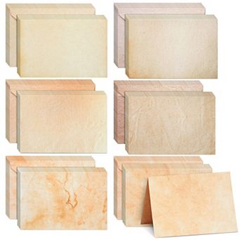 60 Pack Blank Cards And Envelopes 4x6 in Vintage Style Stationery For Diy Cards