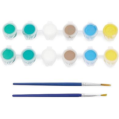 Bright Creations Rock Painting Kit, Turtle Garden Decor (2 Sets)