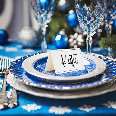 100 Pack Name Place Cards For Table Setting, For Wedding, Banquets, 3.5 X 2 In