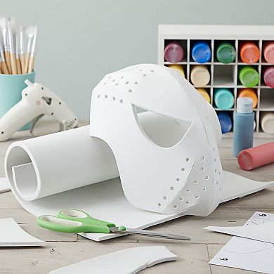 White 6mm Eva Foam Sheets For Crafting, Cosplay, Diy Crafts, 14 X 39 In