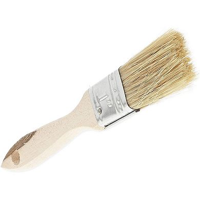 50 Pack Wooden Chip Brushes, 1 Inch Paint Brush Set, Wooden Handle, 7 X 1 In