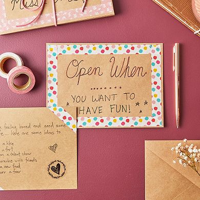 50 Pack Blank Cards And Envelopes 5x7, Kraft Paper A7 Notecards