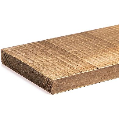 Rustic Style Weathered Reclaimed Wood Bundle For Crafts (3.5x12x0.5 In, 6 Pack)