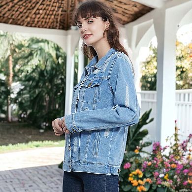 Women's Denim Not Your Boyfriends Jean Jacket