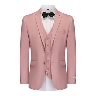 Gino Vitale Men's Skinny Fit 3 pc Suit