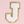 Pink Letter J