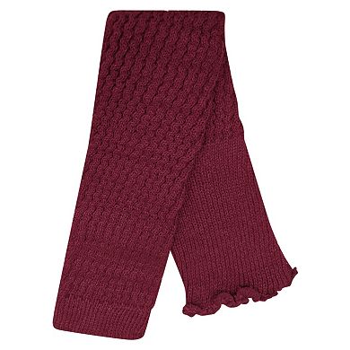 Women Ribbed Toeless Stretchy Knitting Long Leg Warmers