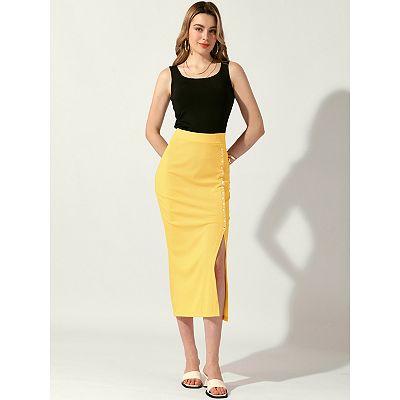 24FW★ SATUR ★COTTON PENCIL SLIT SKIRT MUSINSA | SATUR (W) Cotton Pencil Slit Skirt Black