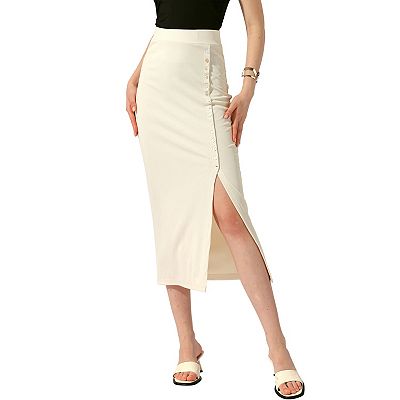 Womens knit pencil skirt hotsell