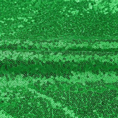 2 Pack Round Tablecloths, Polyester Sequin Table Covers For Dining Room Parties Or Dances 71"x71"