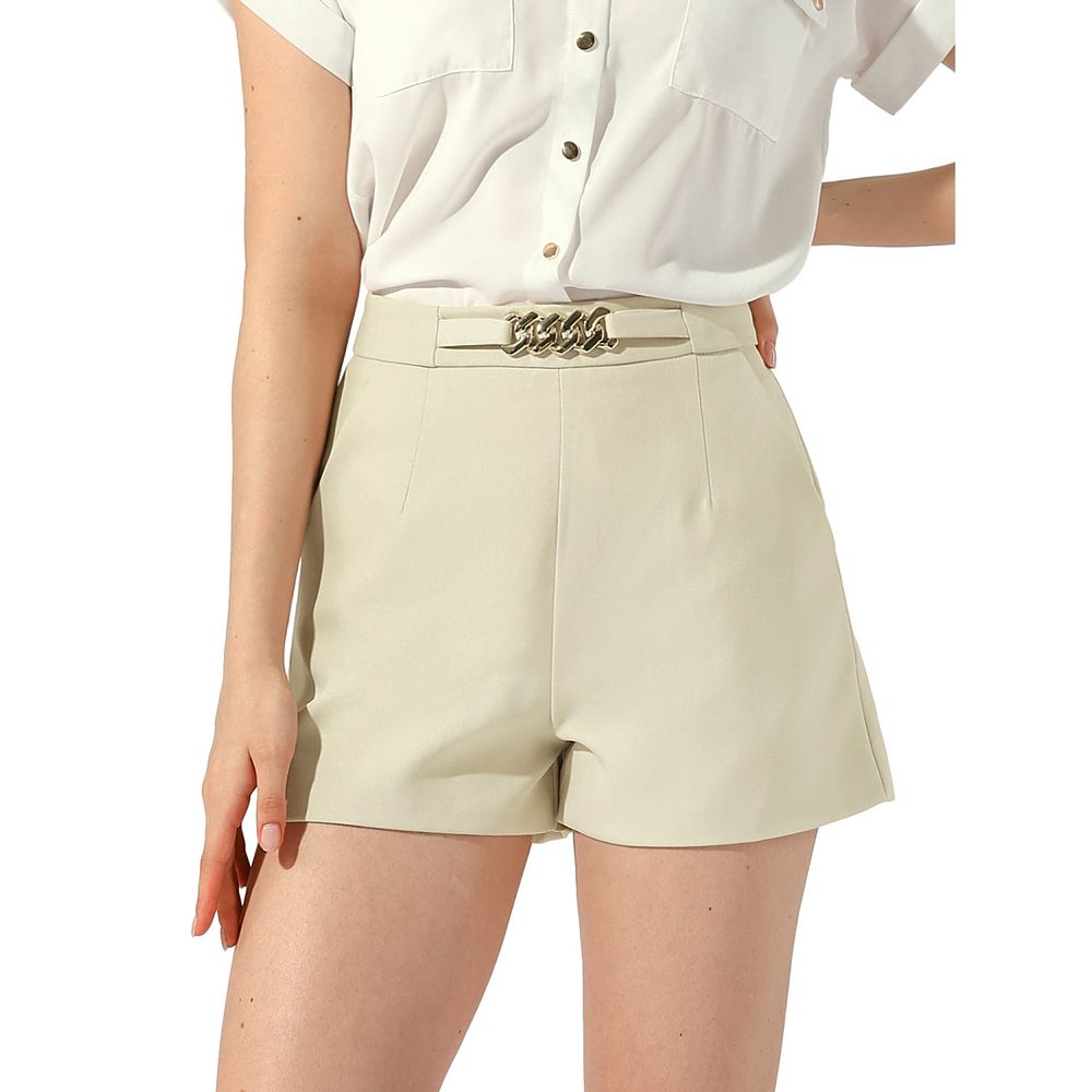 Elegant Zipper Regular High Waist Bottoms main image 1