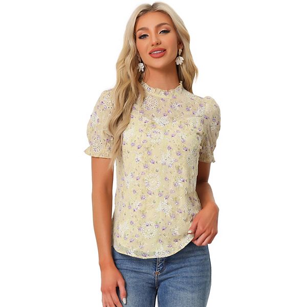 トップス Hella EMBROIDERY LACE BLOUSE EMBROIDERY LACE BLOUSE - Hella (ヘラ）公式通販サイト