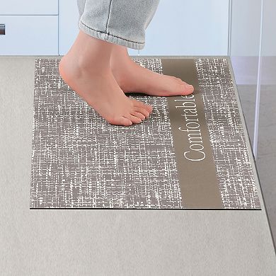 1pc Kitchen Mat Waterproof Anti Slip Kitchen Rug Comfort Standing Mats 18" X 28"