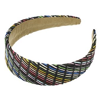 1 pc Classic Foam Raffia Straw Headband For Women