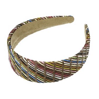 1 pc Classic Foam Raffia Straw Headband For Women