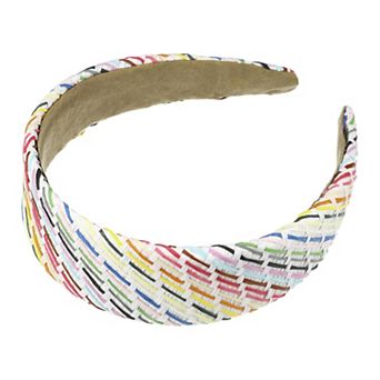 1 pc Classic Foam Raffia Straw Headband For Women