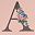Pink Letter A