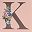 Pink Letter K