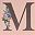 Pink Letter M