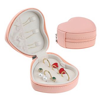 Portable Jewellery Organizer Case Storage Display Holder Travel Jewellery Box For Women