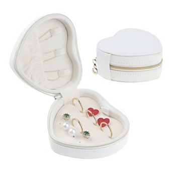 Portable Jewellery Organizer Case Storage Display Holder Travel Jewellery Box For Women
