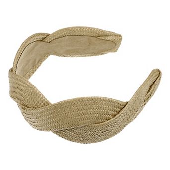 1 pc Fashion Straw Wide-side Headband For Women