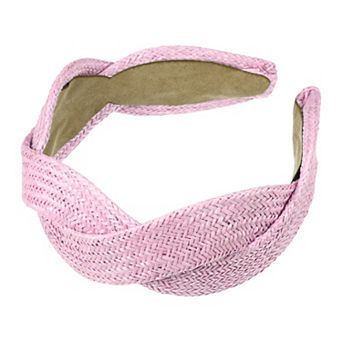 1 pc Fashion Straw Wide-side Headband For Women