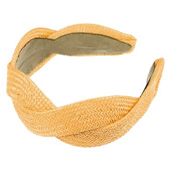 1 pc Fashion Straw Wide-side Headband For Women