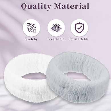 2pcs Spa Headbands for Washing Face Skincare Headband Women