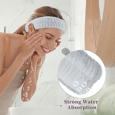 2pcs Spa Headbands for Washing Face Skincare Headband Women
