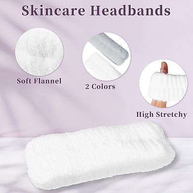 2pcs Spa Headbands for Washing Face Skincare Headband Women