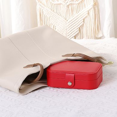 Travel Jewelry Box Small Jewelry Case Storage Display Holder For Women Gifts
